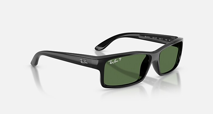 RB4151 Sunglasses in Black and G-15 Green Polarized - RB4151 | Ray