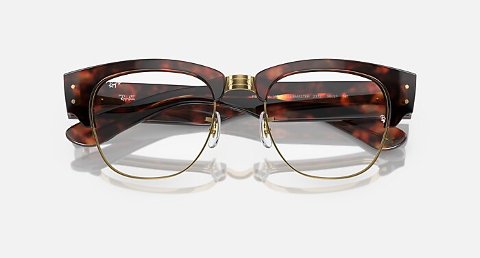 MEGA CLUBMASTER OPTICS メガネ ゴールド上にトートシェル と クリア