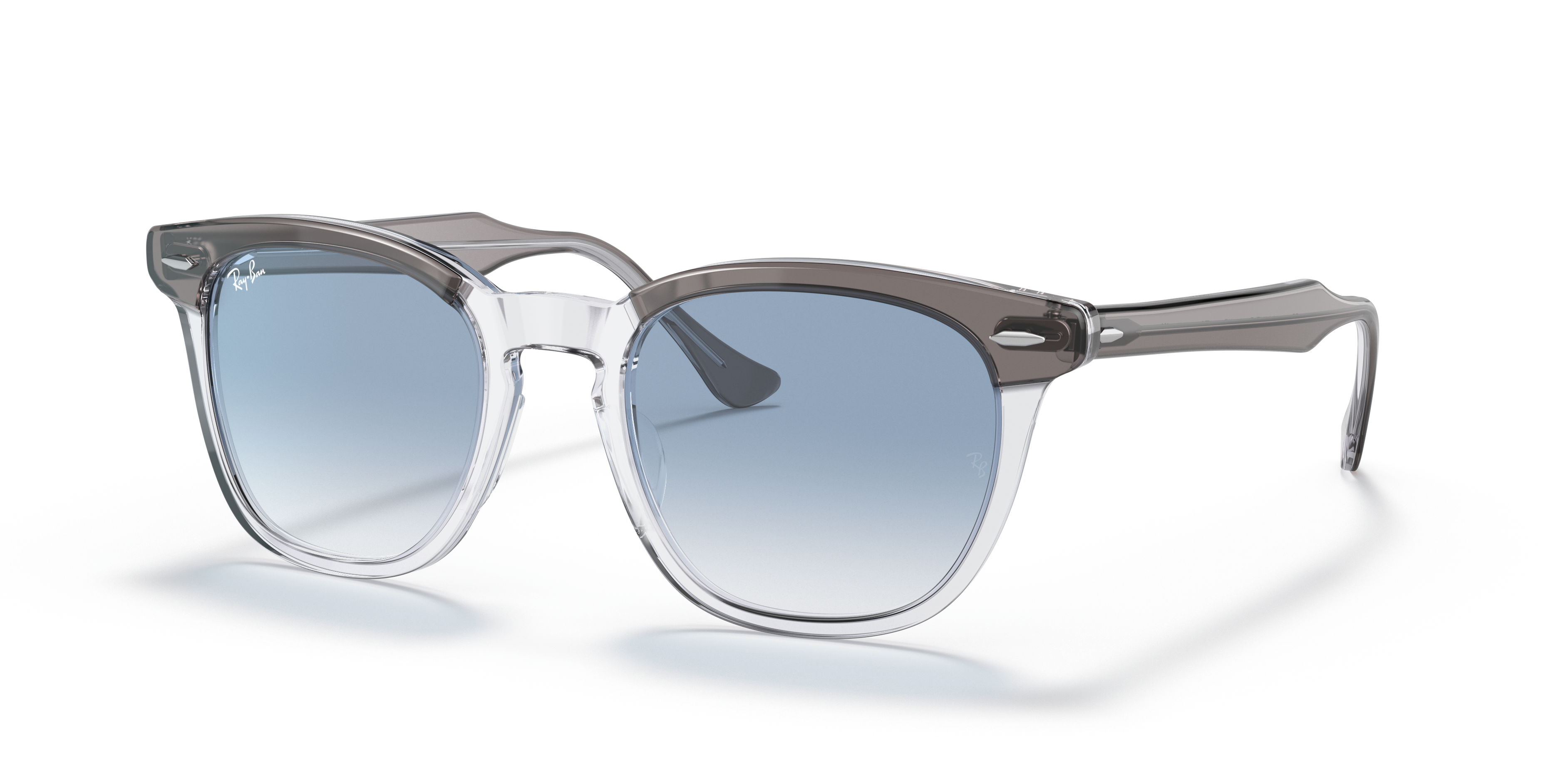 rayban RB 2298F グレー/ブルー サングラス HAWKEYE Sunglasses in Grey On Transparent and Clear Blue - RB2298