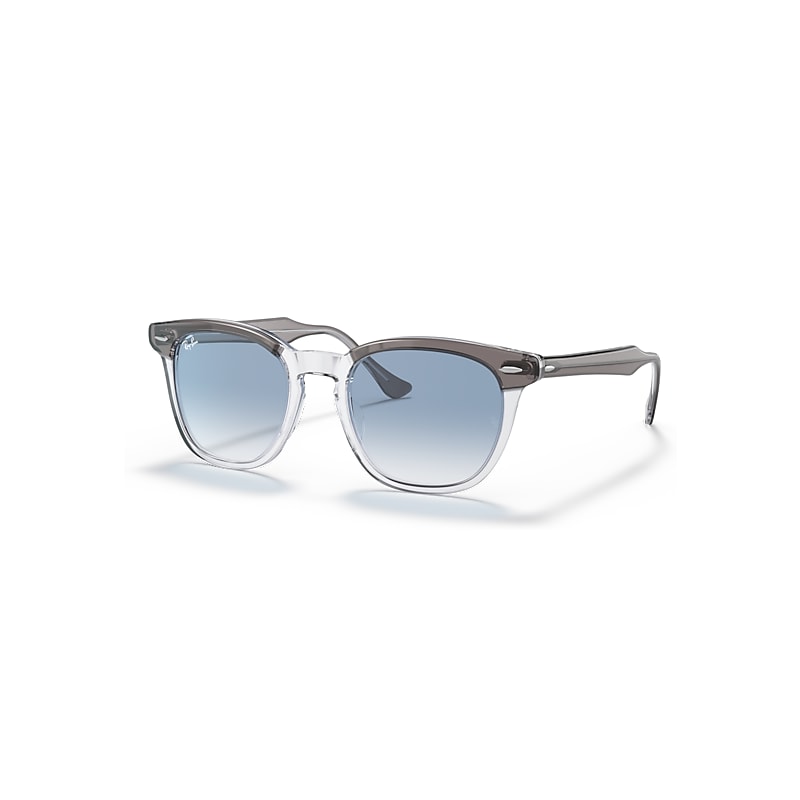 Ray - Ban Unisex Blue Ray - Ban Rb2298 Hawkeye 13553F Sunglasses Acetate Grey Squared Normal Shaded - Image 6