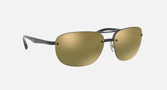 RB4275 POLARIZED+ LENSES Polarized Sunglasses in Grey and Green