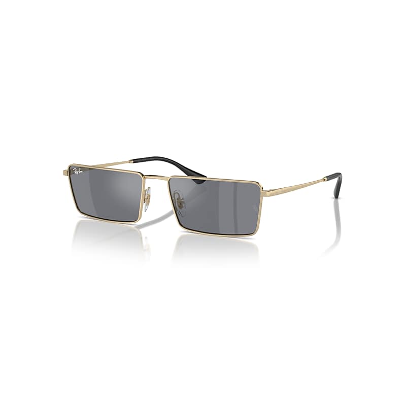 Ray-Ban Sunglasses  Emy Bio-Based - Gold Frame Grey Lenses 56-17, RB3741