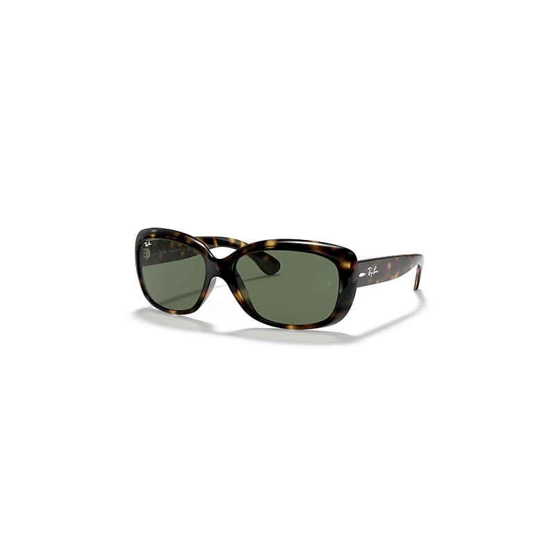 Ray-Ban Sunglasses Women's Jackie Ohh - Light Havana Frame Green Lenses 58-17, RB4101