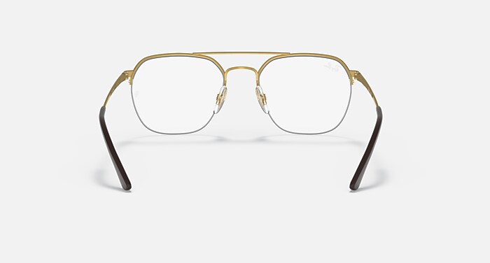 RB6444 OPTICS Polarized Eyeglasses with Arista Gold and Clear (51