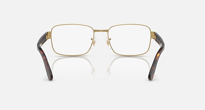 RB6529 OPTICS Eyeglasses with Arista Gold and Clear (54-18