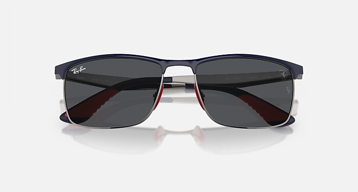 RB3726M SCUDERIA FERRARI COLLECTION Sunglasses in Blue On Gunmetal