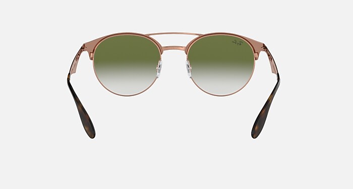 RB3545 Sunglasses in Tortoise and Green Gradient Mirror (51-20