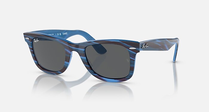 ORIGINAL WAYFARER CHANGE Sunglasses in Photo Striped Blue and Dark