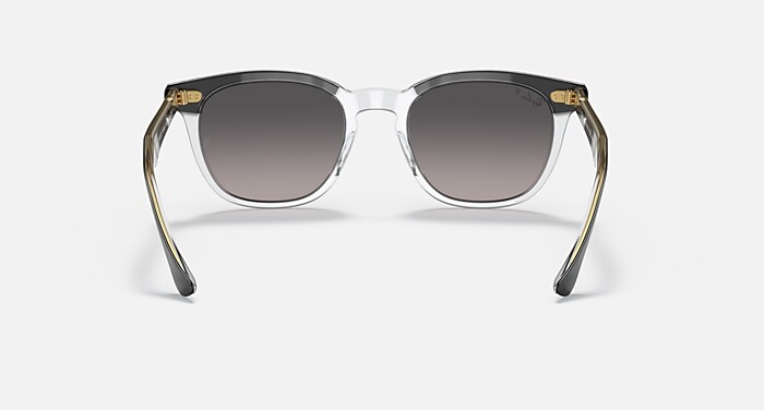 HAWKEYE Sunglasses in Transparent Grey and Grey Polarized
