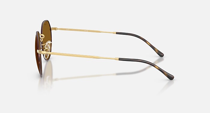 Ray-Ban Jack Sunglasses Gold Metal Brown Gradient Lenses RB3565 Case included Brand New 2026 Ray Ban Sunglasses RB 3565 001/51 JACK  main image 4