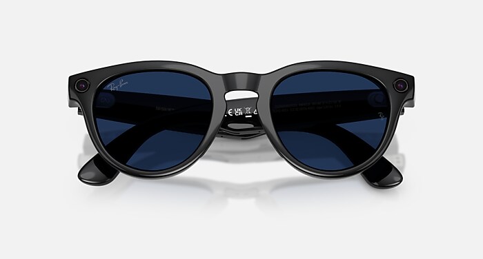 RAY-BAN META LOW BRIDGE FIT HEADLINER - GEN 2 Sunglasses in Black 