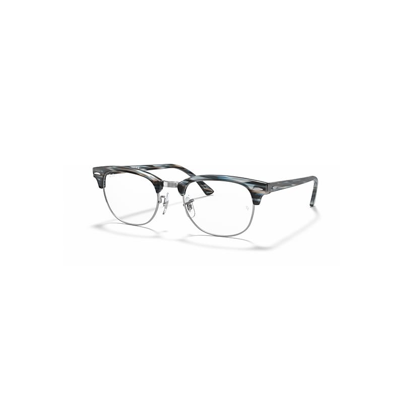 Ray-Ban Eyeglasses  Clubmaster Optics - Blue Frame Clear Lenses 49-21, RB5154