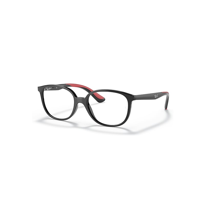 Ray-Ban Rb1598 Optics Kids  Rot Fassung Klar Glas Polarisiert 47-16