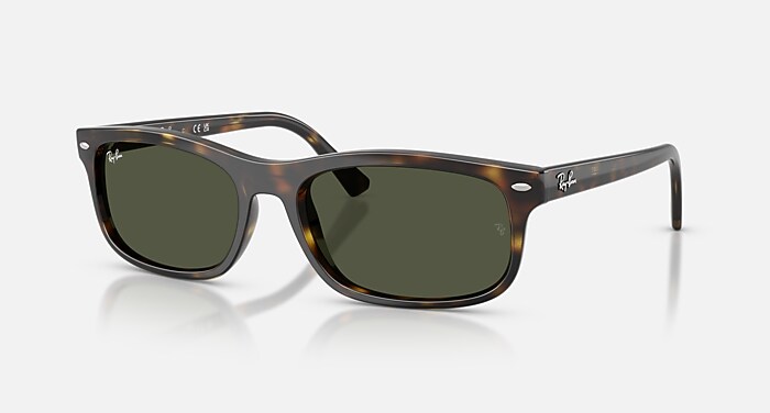RB4439D ポラライズド（偏光） サングラス ブラック と Dark Green