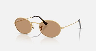 OVAL METAL SUMMER CAPSULE サングラス アリスタゴールド と ブラウン