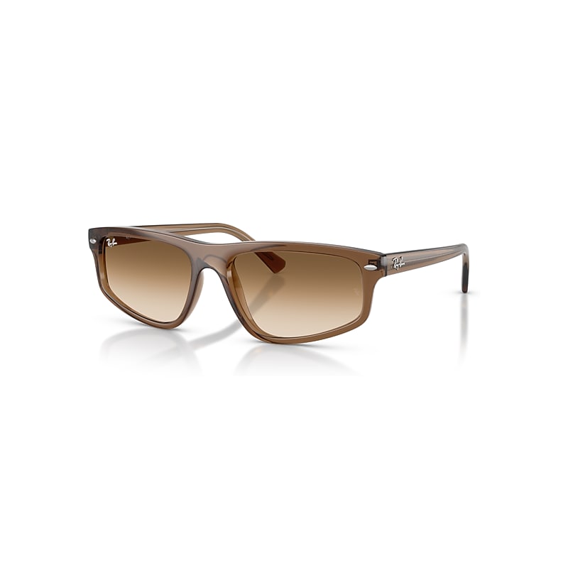 Ray-Ban Sunglasses   - Transparent Light Brown Frame Brown Lenses 57-18, RB2225