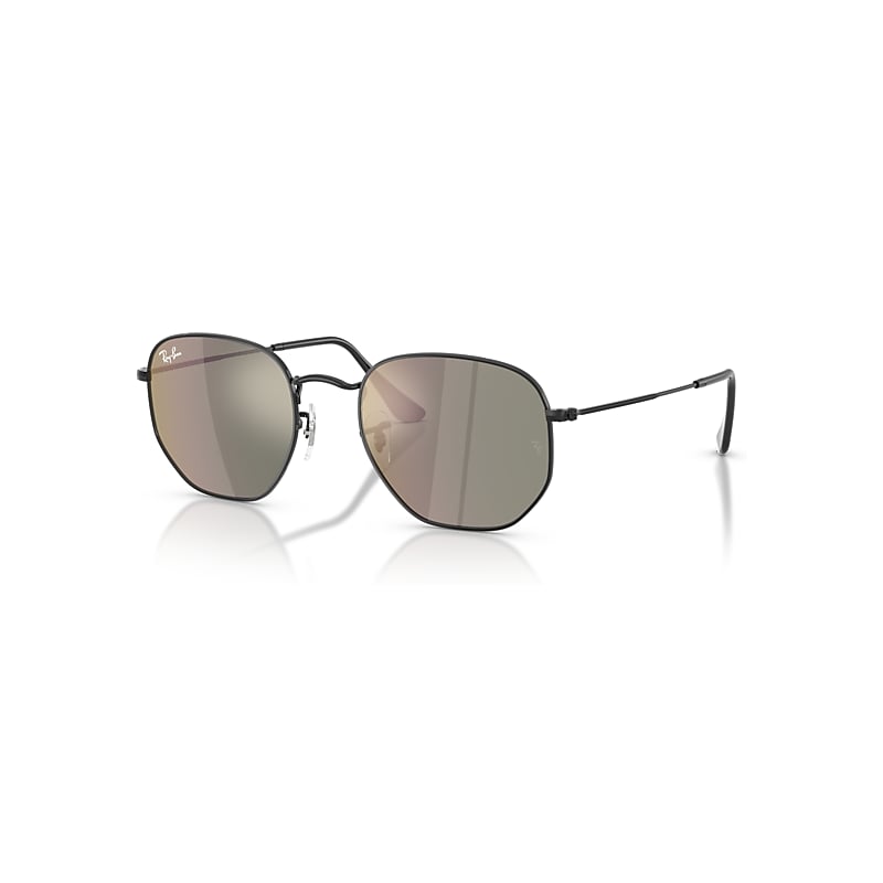 Ray - Ban Unisex Black Ray - Ban Rb3548n Hexagonal 002/39 Sunglasses Steel Geometric Normal - Image 4