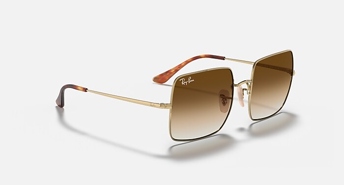 SQUARE 1971 CLASSIC Sunglasses in Arista Gold and Light  display picture 1