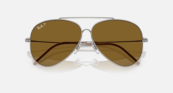 AVIATOR REVERSE ポラライズド（偏光） サングラス ガンメタル と