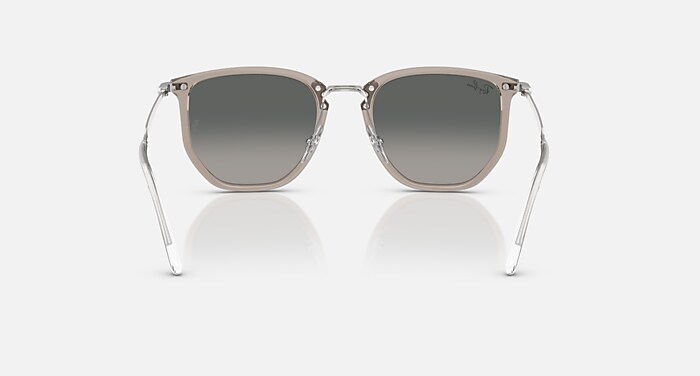 RB4451 Sunglasses in Transparent Grey and Grey Gradient - RB4451