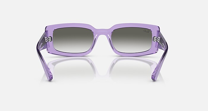 KILIANE BIO-BASED Sunglasses in Transparent Violet and Light Grey