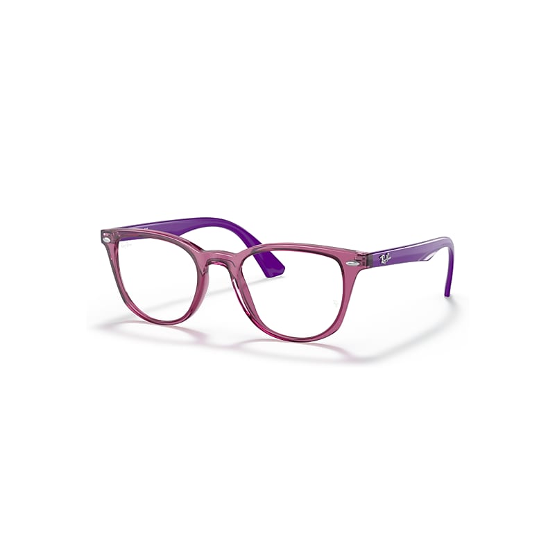 Ray-Ban Eyeglasses Kids  Optics Kids - Violet Frame Clear Lenses Polarized 46-18, RB1601