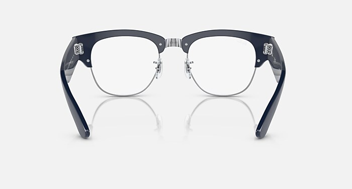 MEGA CLUBMASTER OPTICS メガネ ブルーオンシルバー と クリア (50-21
