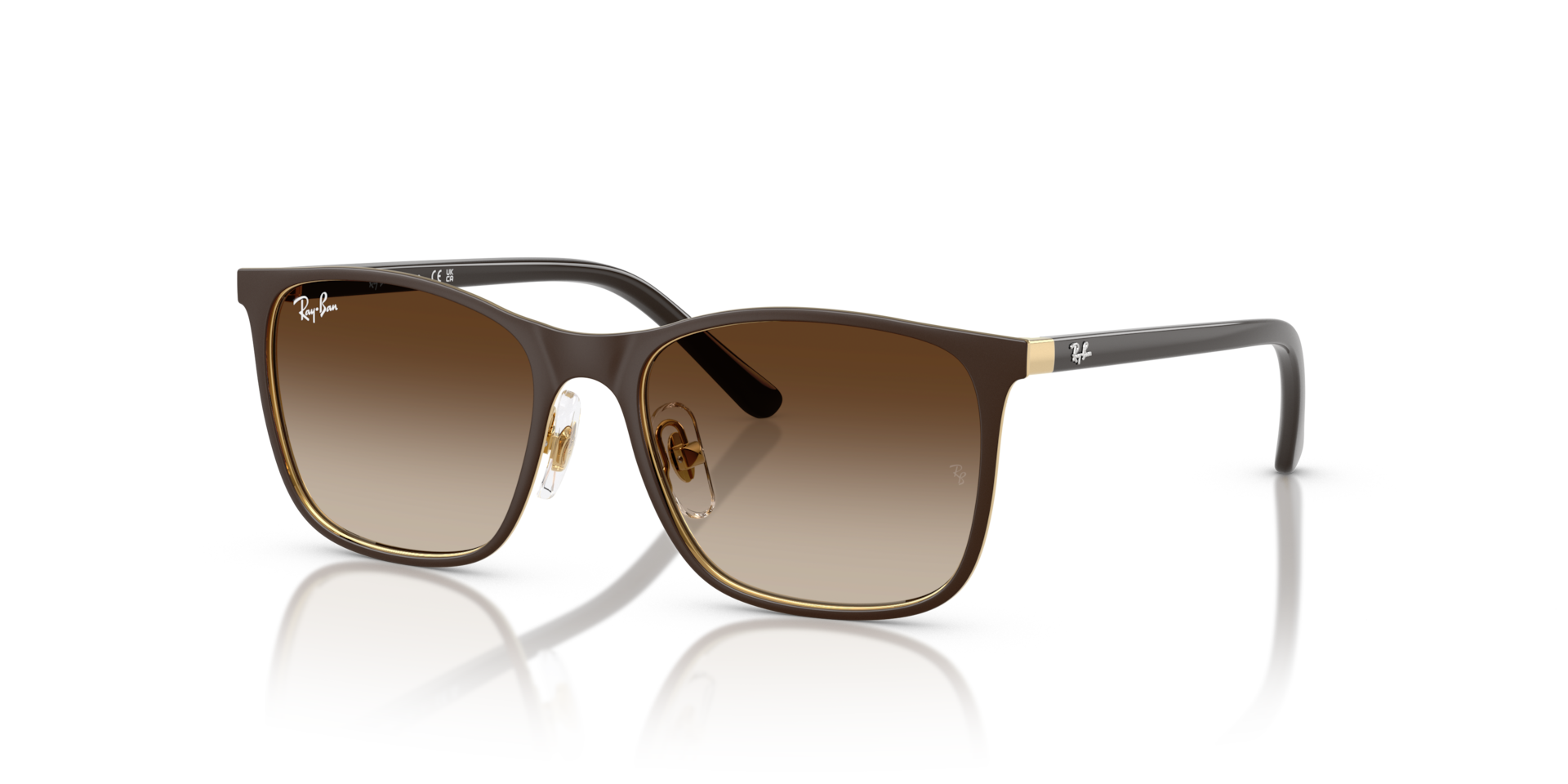 Ray-Ban Rb9551s Kids Lunettes De Soleil - Monture Brun Verres Brun 48-16 85 €