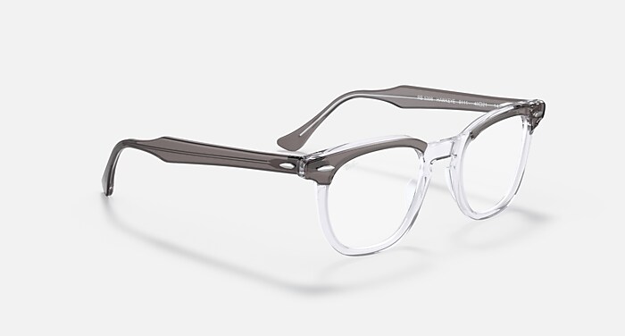 Hawkeye Optics Polarized Eyeglasses in Grey On Transparent Frame