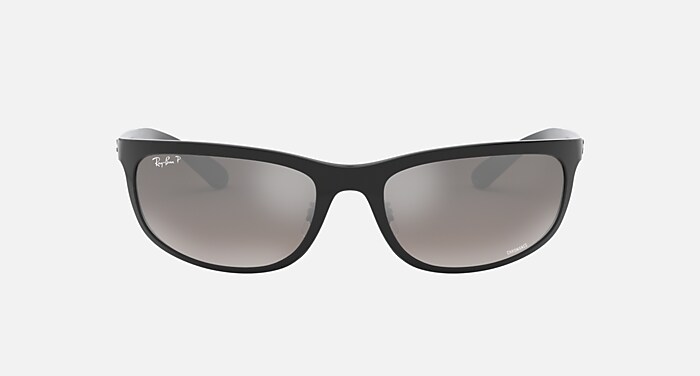 RB4265 POLARIZED+ LENSES Sunglasses in Black and Silver Polarized+