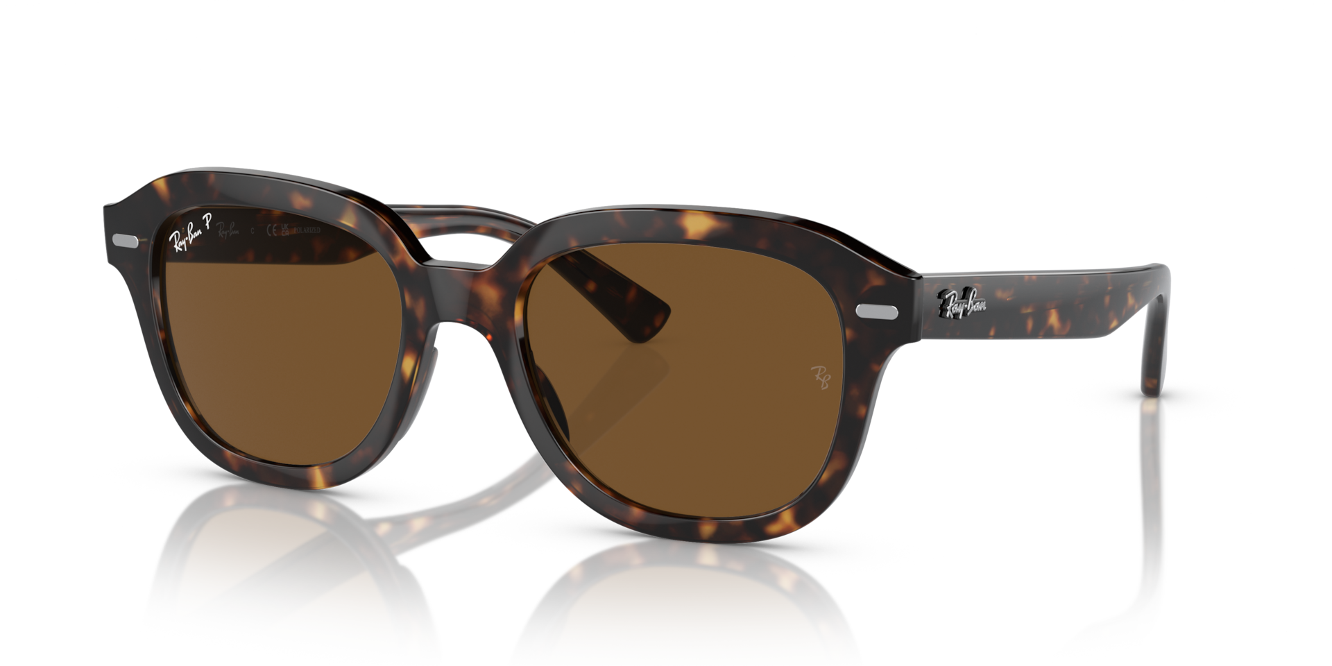 ERIK Sunglasses in Havana and Brown Polarized - RB4398 | Ray-Ban® US
