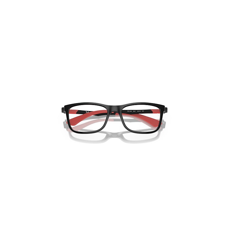 Ray-Ban Rb1549 Optics Kids Optical Black Frame Clear Lenses Polarized 46-16