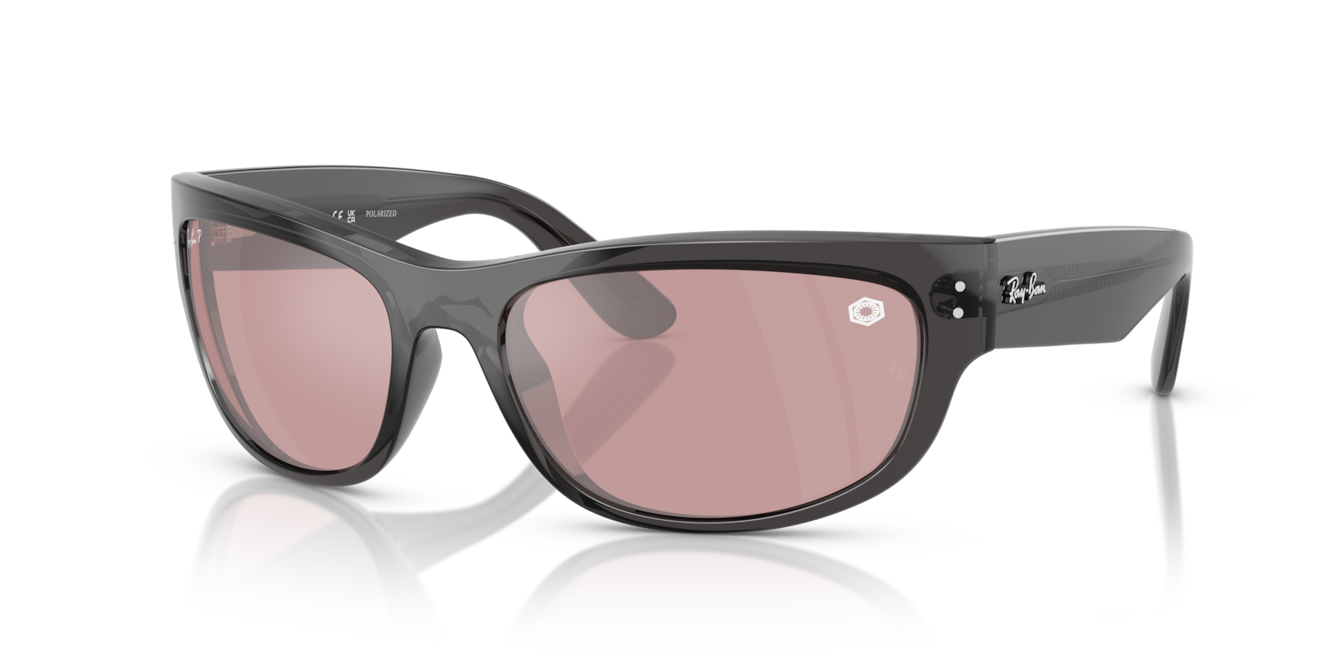 Ray-Ban Ray-Ban Star Wars™ – Kylo Ren Mega Balorama Lunettes De Soleil - Monture Transparent Noir Verres Rouge 63-19 polarisés