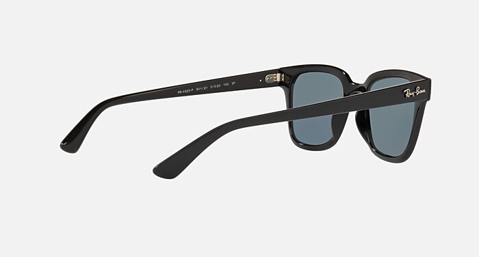 RB4323 Sunglasses in Black and Dark Blue Polarized - RB4323F | Ray