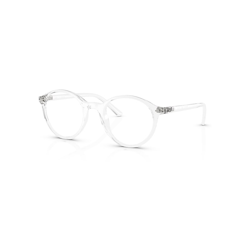 Ray-Ban Eyeglasses Unisex Rb1730 Optics Kids - Transaprent Frame Clear Lenses Polarized 47-20