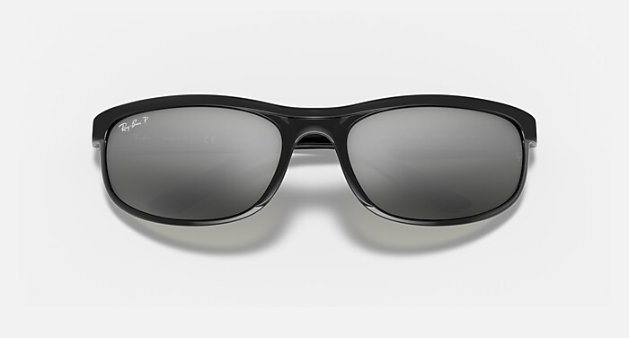 PREDATOR 2 Polarized Sunglasses in Black and Grey Polarized (62-19