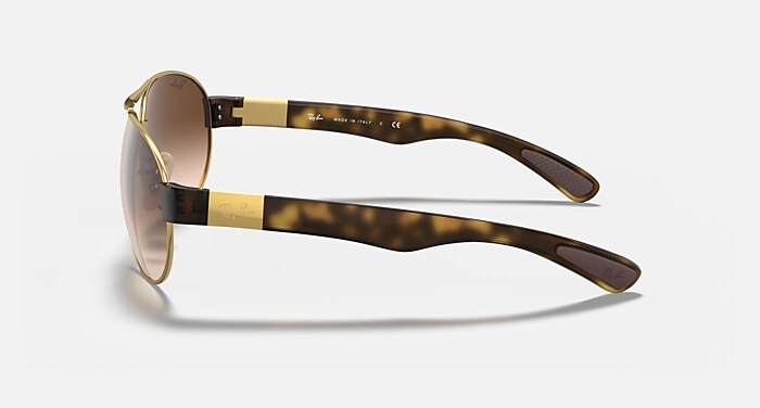 RB3509 Sunglasses in Arista Gold and Brown Gradient Dark Brown (63