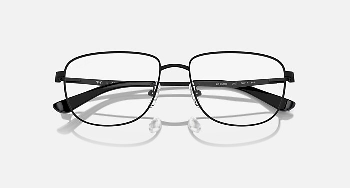 RB6523D OPTICS メガネ ブラック と クリア (56-17) - RB6523D