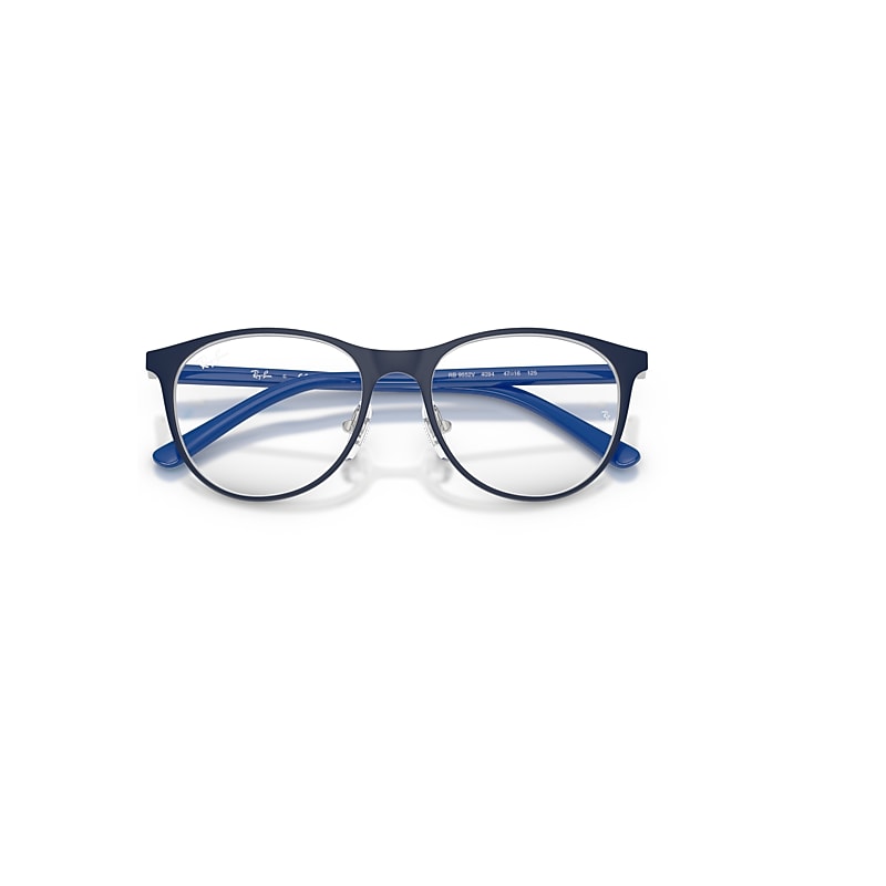 Ray-Ban Rb9552v Optics Kids Optical Blue Frame Clear Lenses Polarized 45-16