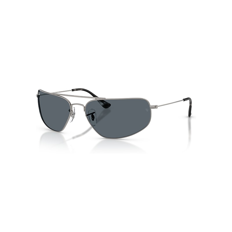 Ray-Ban  Sonnenbrillen Gunmetal Fassung Blau Glas 63-16, RB3780