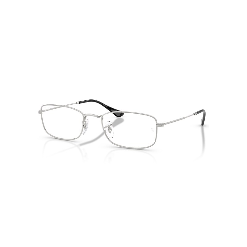 Ray-Ban Eyeglasses Unisex Rb6647 Optics - Silver Frame Clear Lenses Polarized 53-20