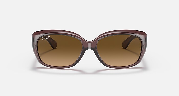JACKIE OHH TRANSPARENT Polarized Sunglasses in Transparent Dark