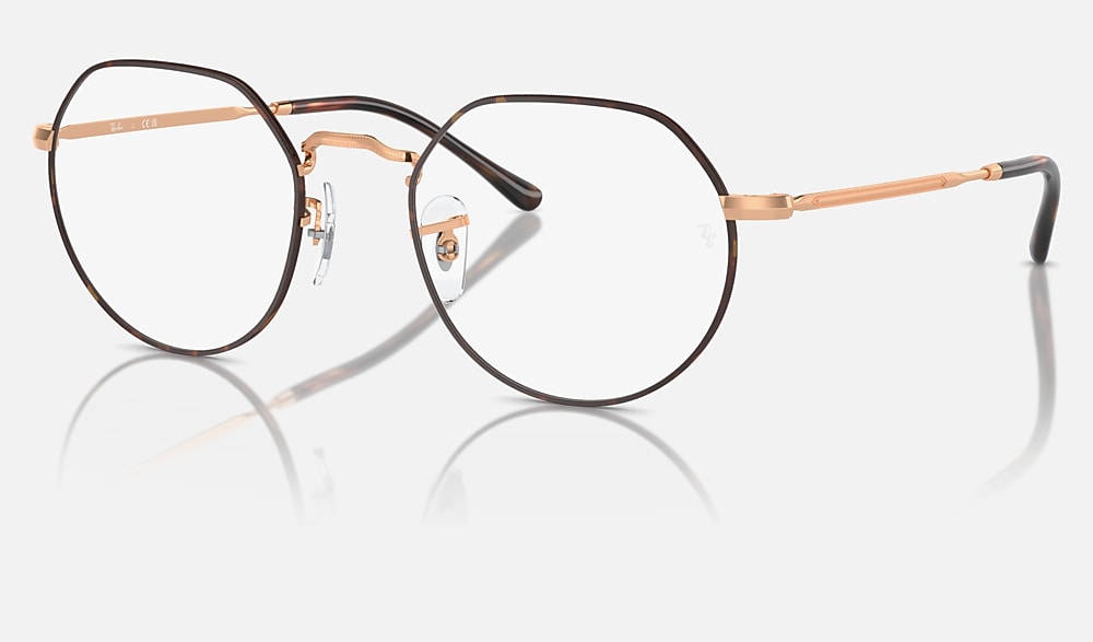 レイバン公式ストア】 Ray-Ban® JACK OPTICS メガネ | ハバナオン
