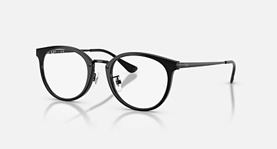 RAY-BANレイバンRX7266D-2000ライトグレー偏光サングラス RB7266D OPTICS Eyeglasses with Havana and Clear (49-20) - RB7266D