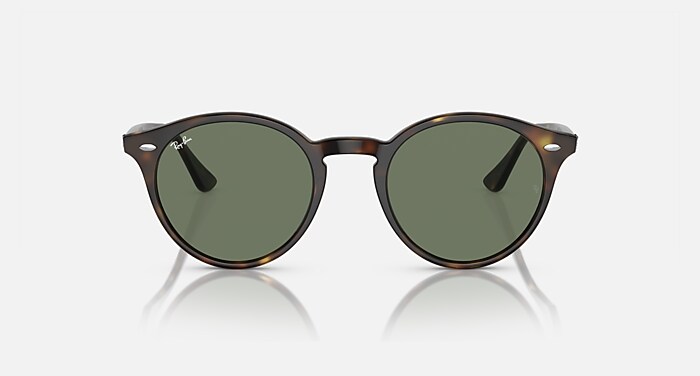 RB2180 TRANSITIONS® Sunglasses in Light Havana and Clear/Green (49
