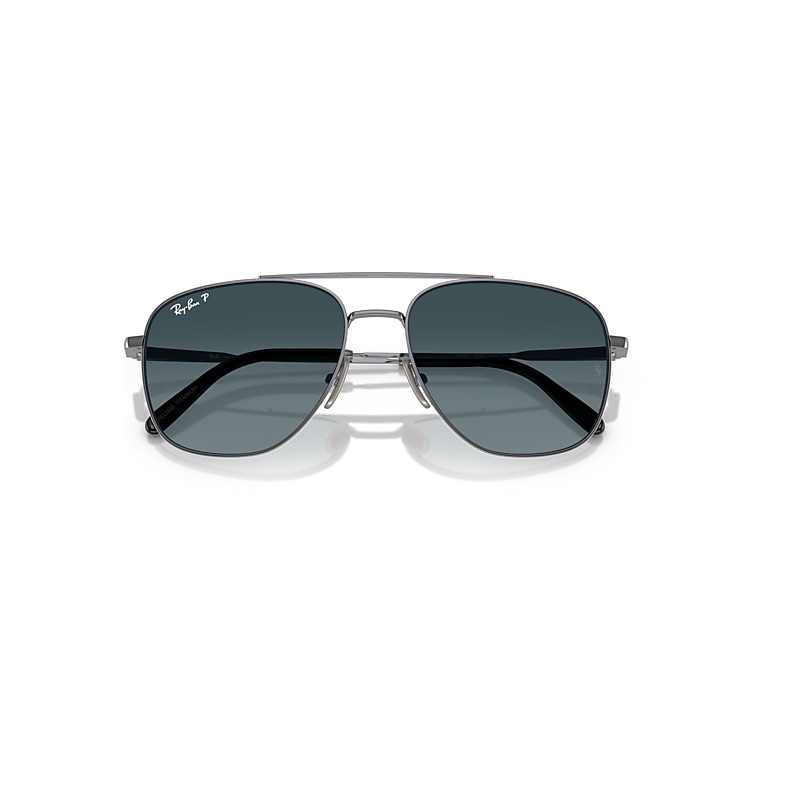 Ray-Ban RB8097 William Titanium Polarized 165/S3 Men's Sunglasses Gunmetal Size 59