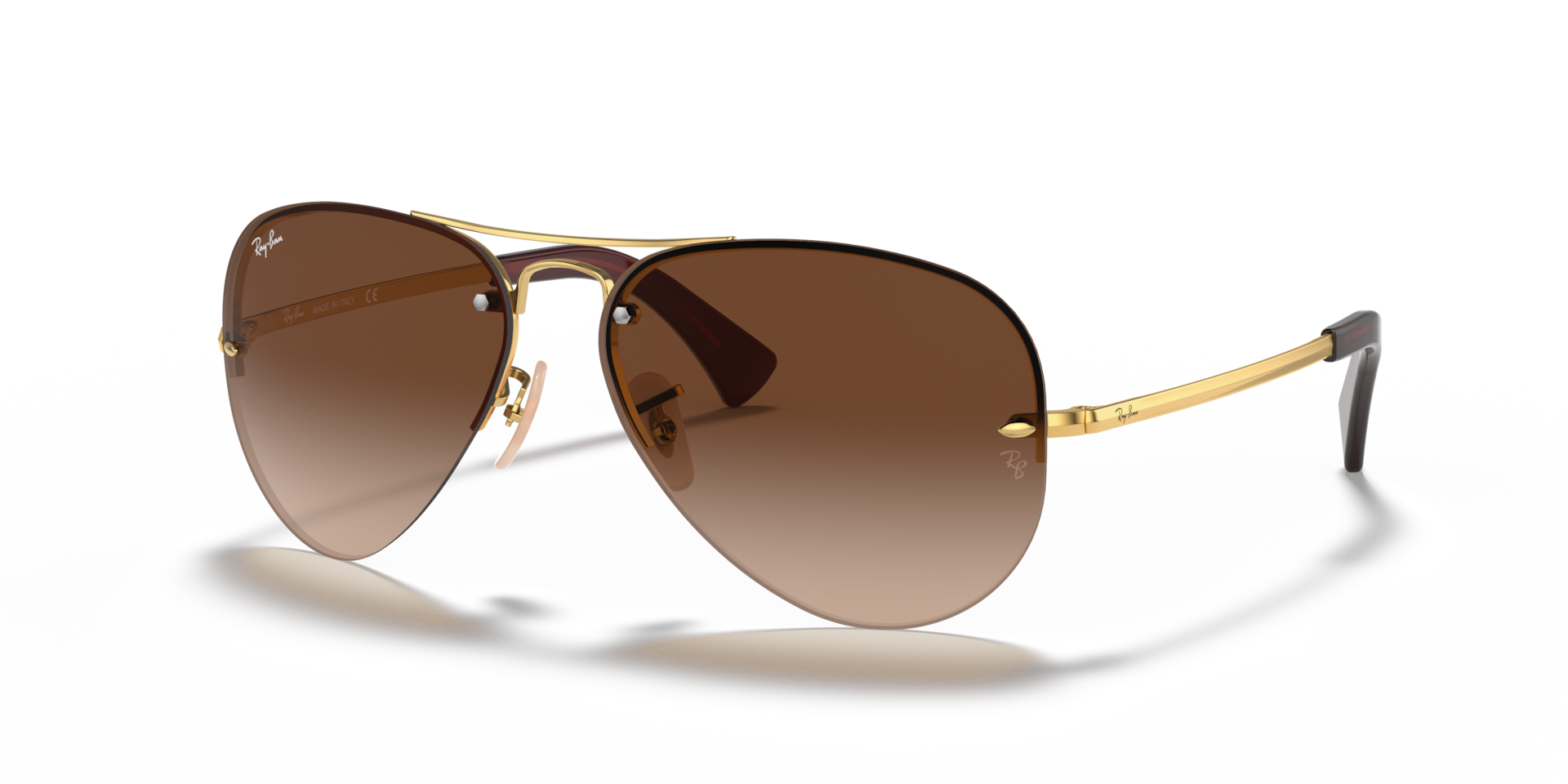 RB3449 Sunglasses in Arista Gold and Brown Gradient - RB3449 | Ray 