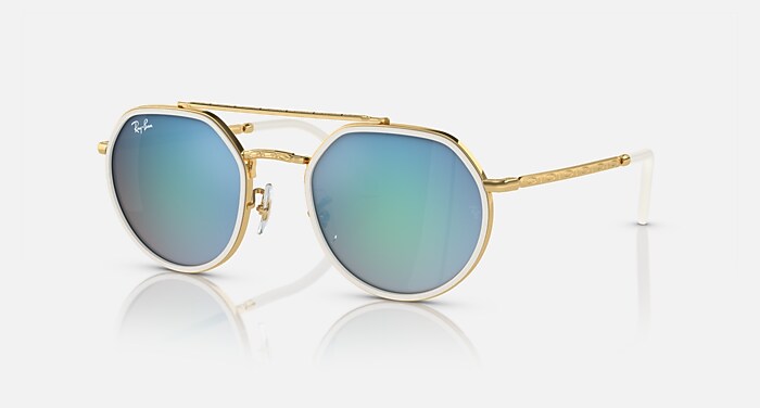 RB3765 Sunglasses in Arista Gold and Blue (53-22) - RB3765 | Ray