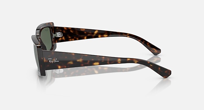 KILIANE BIO-BASED Sunglasses in Havana and Dark Green - RB4395F
