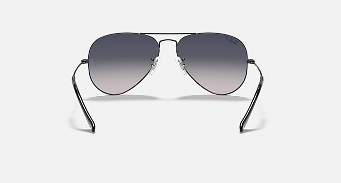 AVIATOR GRADIENT Sunglasses in Gunmetal and Blue Gradient  display picture 3
